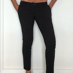Black pants, ankle, slim fit, size M, Italy